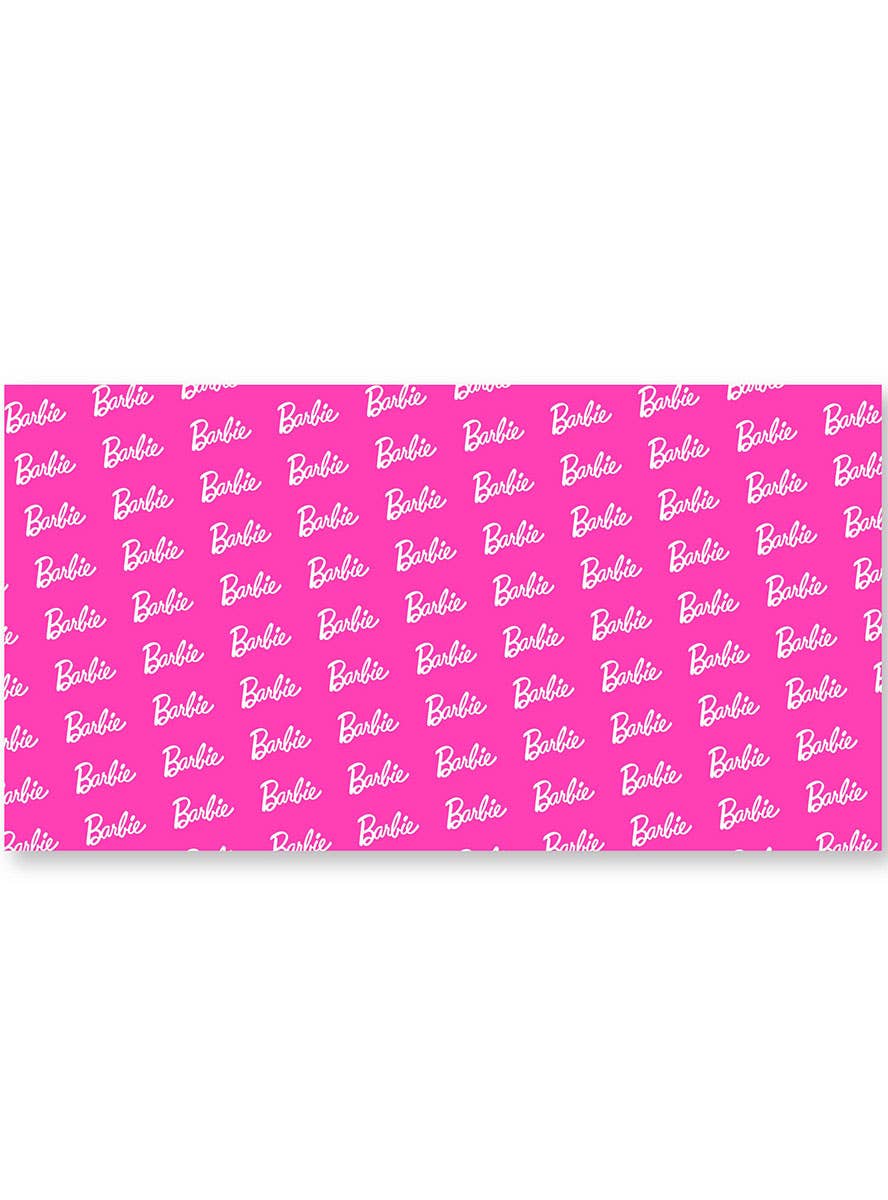 Image of Barbie Pink Horizontal Scene Setter Backdrop Decoration