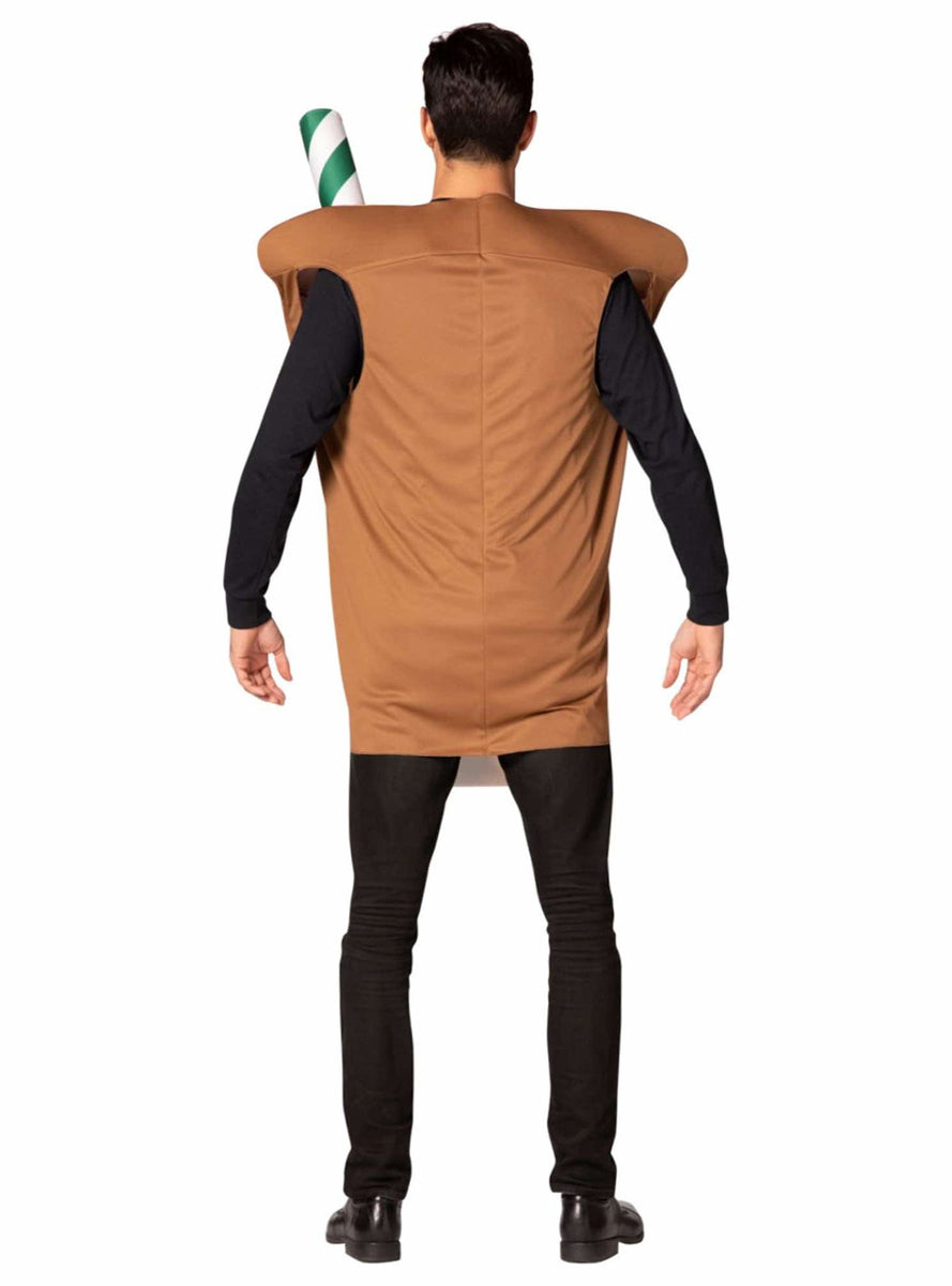 Baristas Nightmare Coffee Order Novelty Adults Costume - Back Image