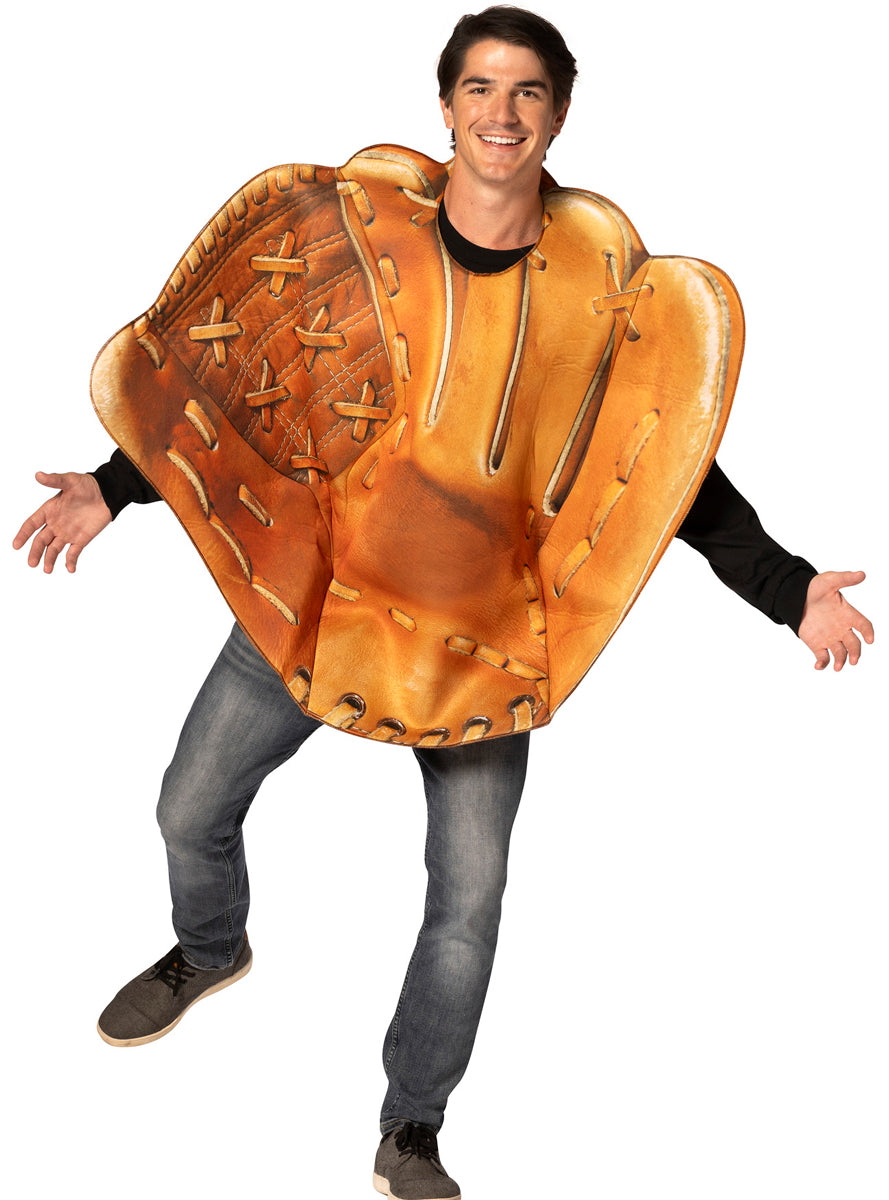 Baseball Glove Novelty Adults Costume - Alternative Image