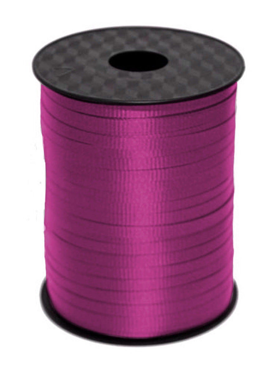 Basic Fuchsia 500m Long Roll Balloon Ribbon – Main Image