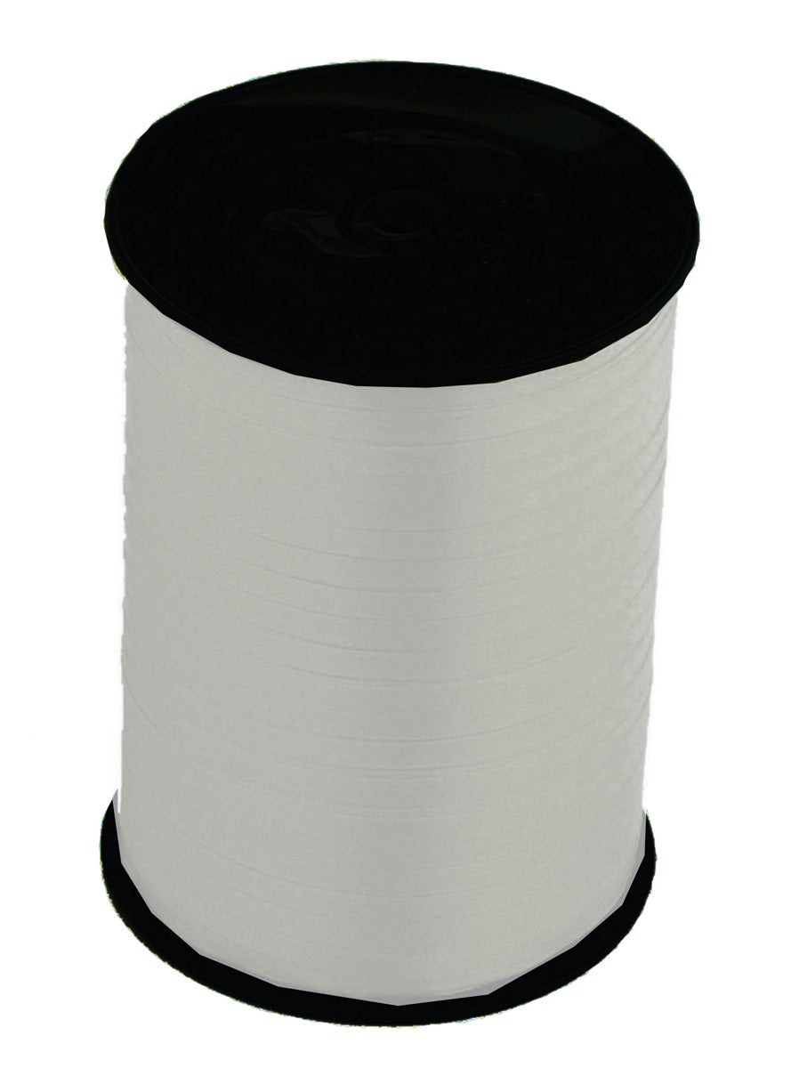 Basic White 500m Long Roll Balloon Ribbon – Main Image