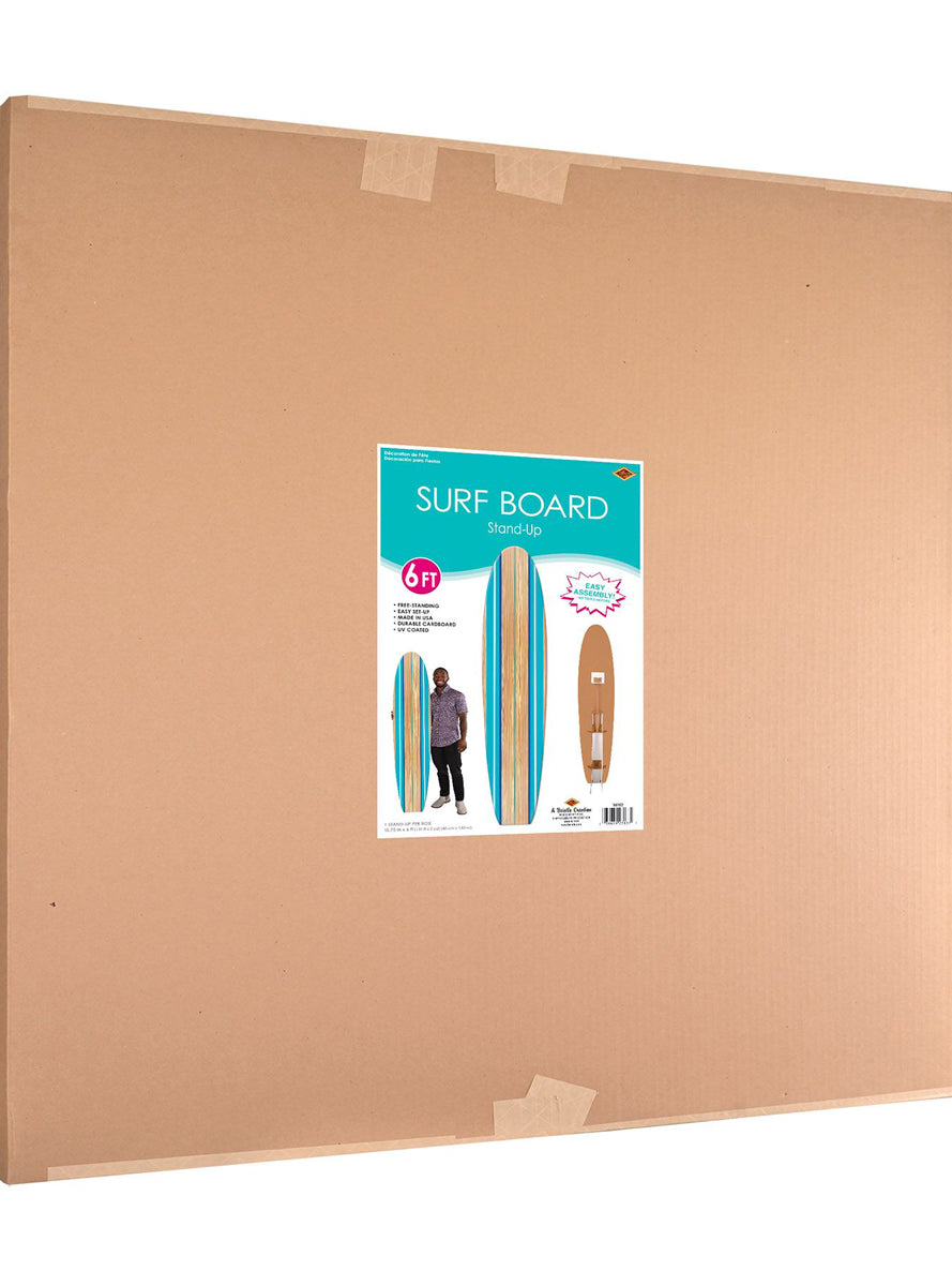 Beach Party 183cm 3D Surfboard Prop — Packaging Image