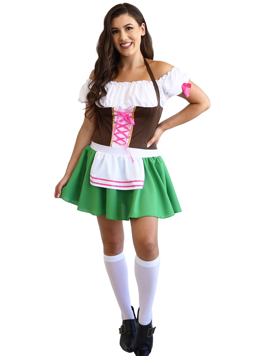 Beer House Beauty Sexy Womens Oktoberfest Costume - Alternative Image
