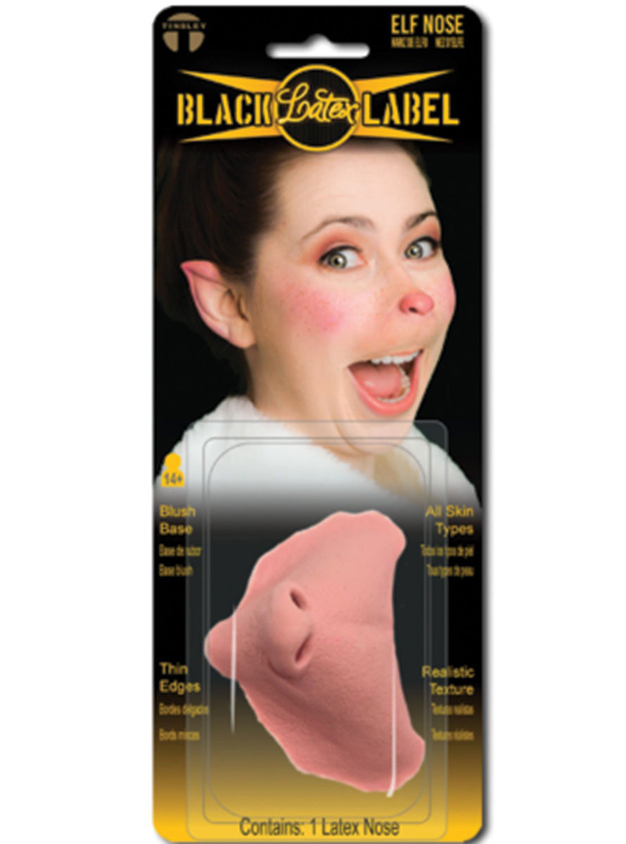 Black Label Latex Elf Nose Prosthetic - Main Image