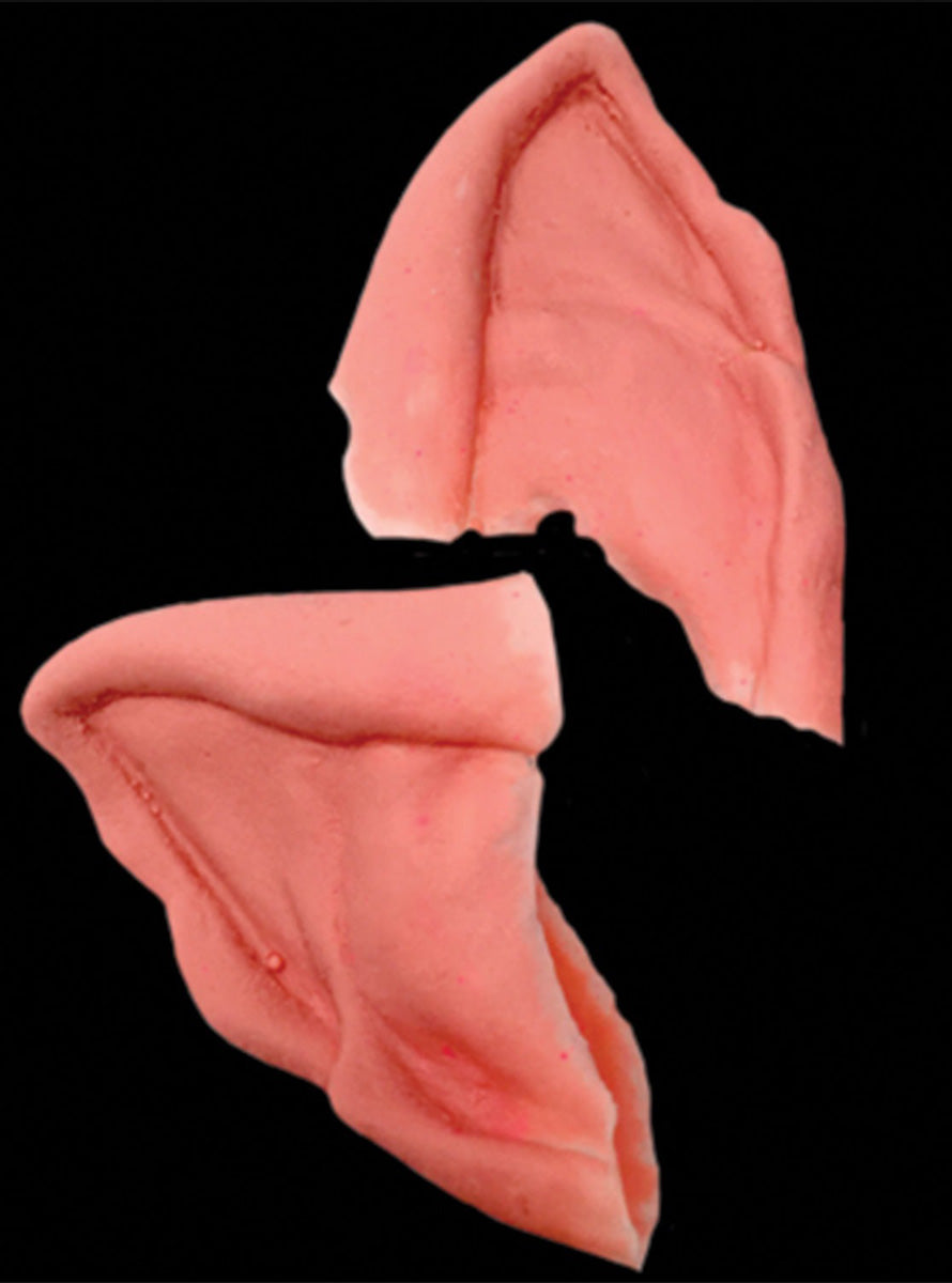 Black Label Latex Vampire Ears Halloween Prosthetic - Alternative Image