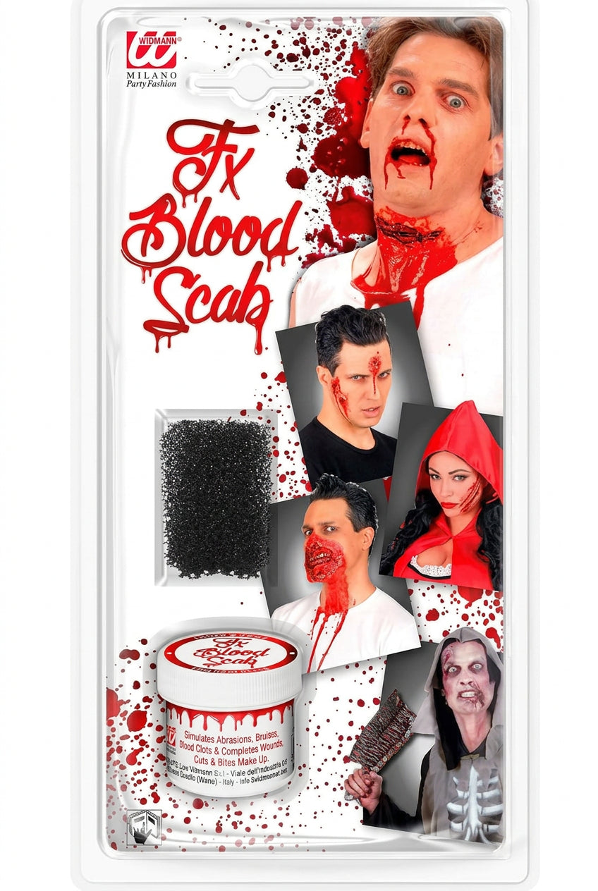 Halloween FX Blood Scab And Stipple Sponge Makeup Set - Main Image