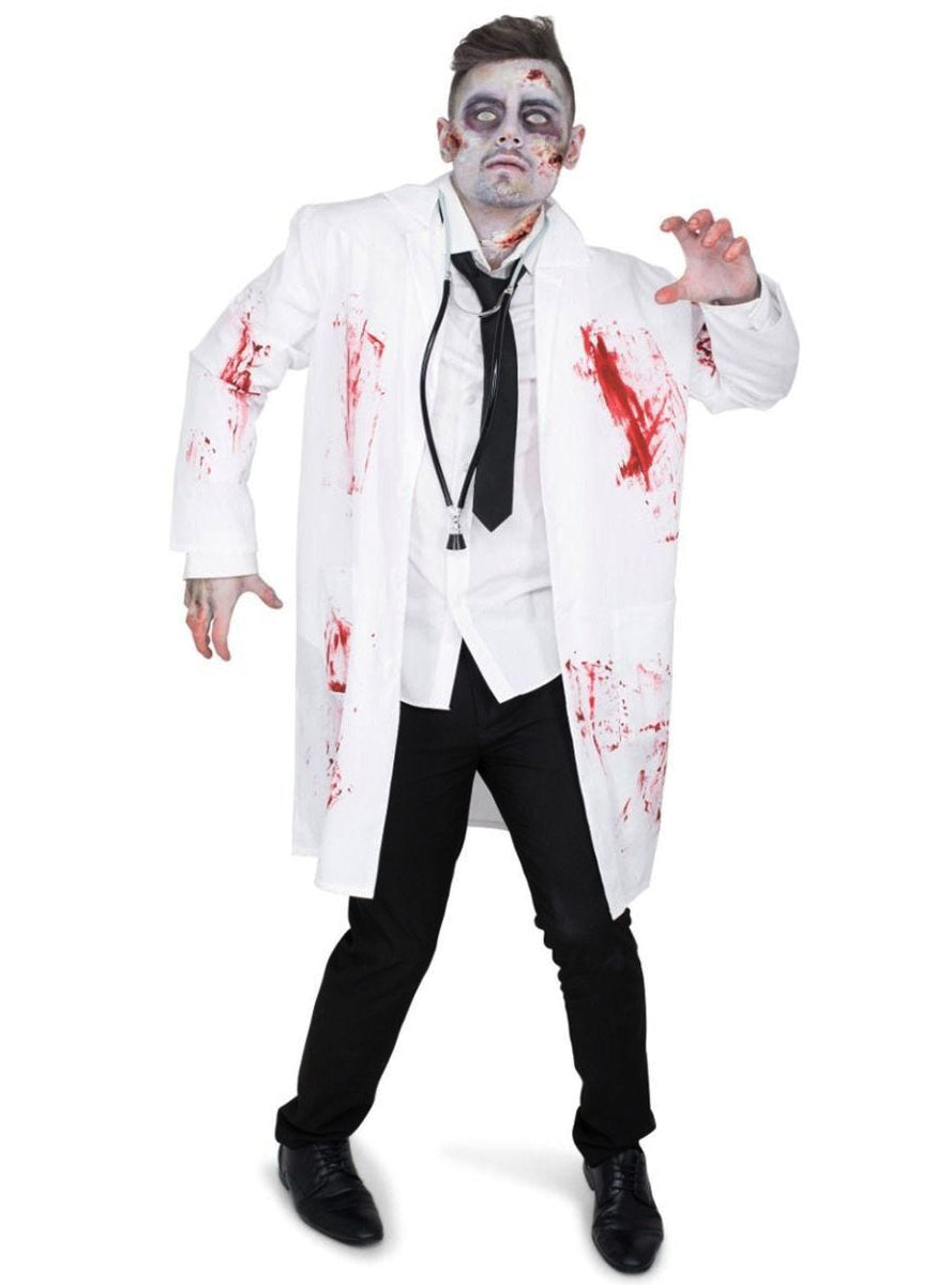Zombie Doctor Mens Halloween Costume - Main Image