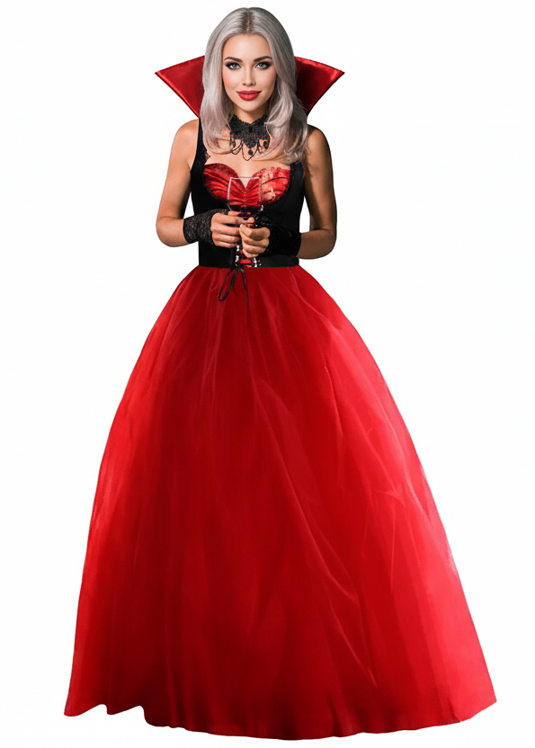 Bloodthirsty Vampire Plus Size Womens Halloween Costume - Main Image
