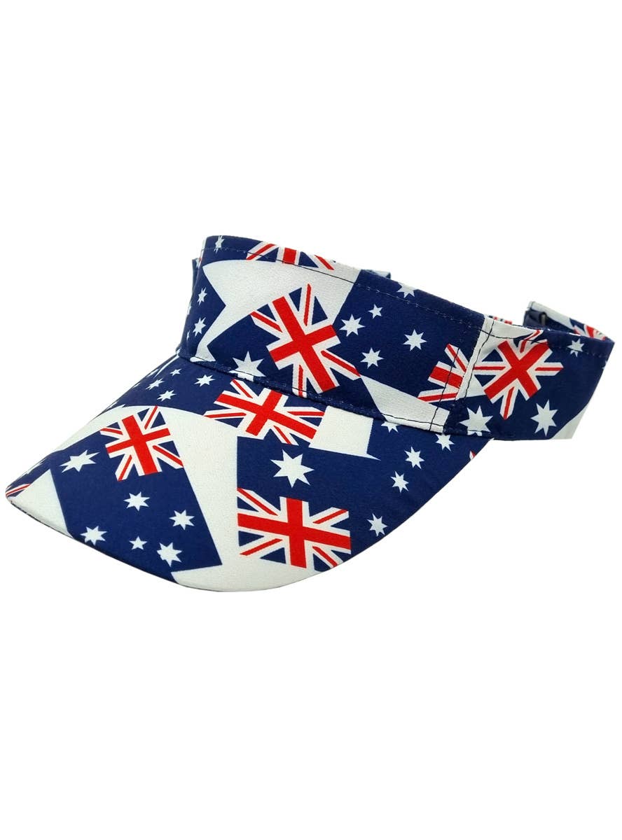 Australian Flag Visor Australia Day Costume Accessory Hat