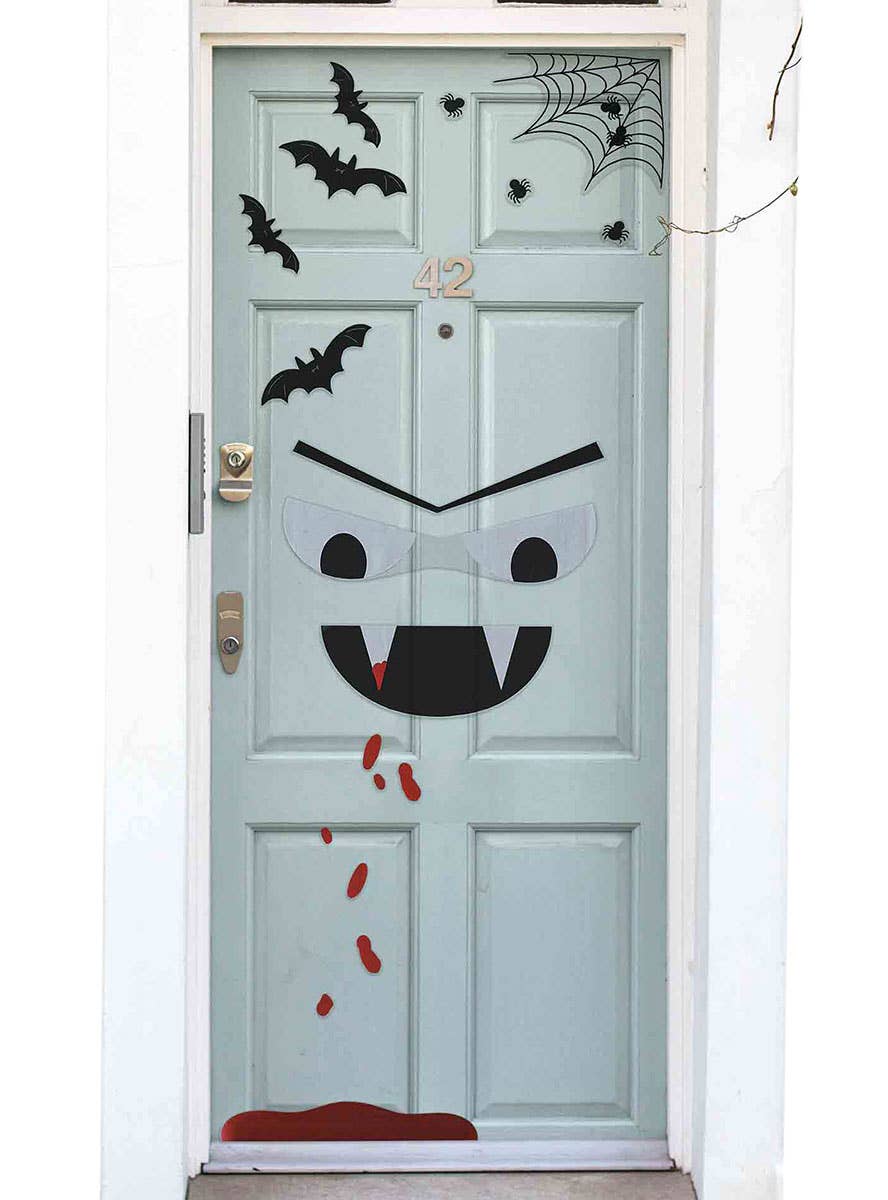 Image of Boo Crew Monster House Halloween Door Stickers - Main Image