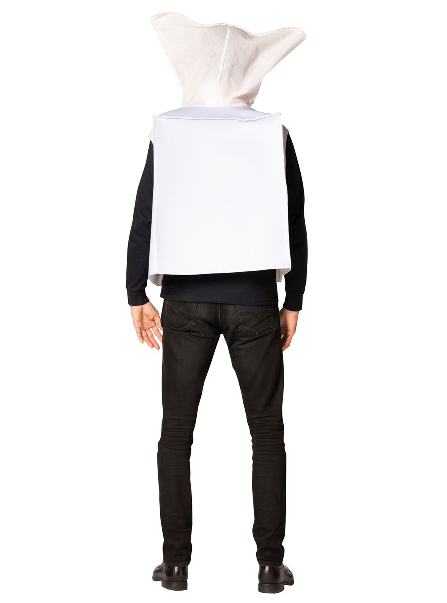 Box of Tissues Novelty Adults Costume - Back Image