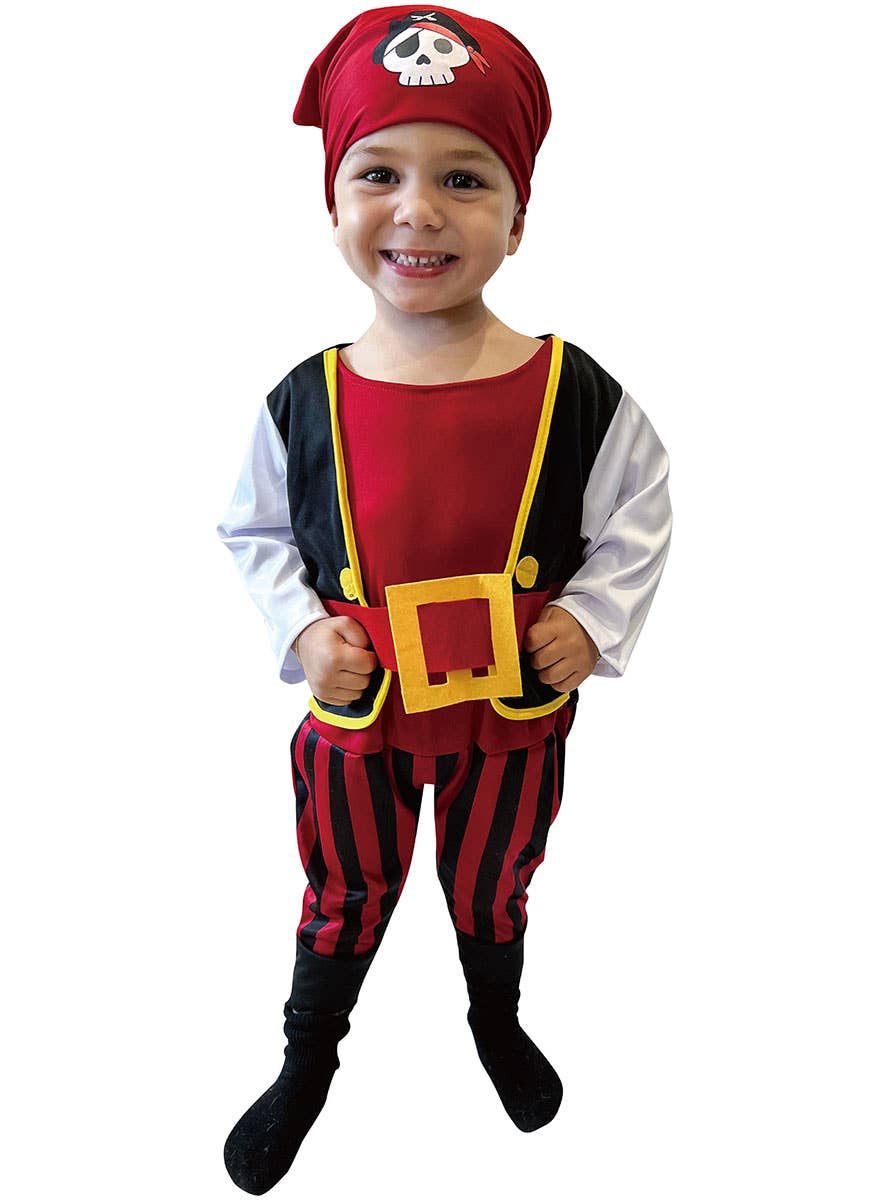 Image of Pirate Cutie Toddler Boys Dress Up Costume - Alternate Image