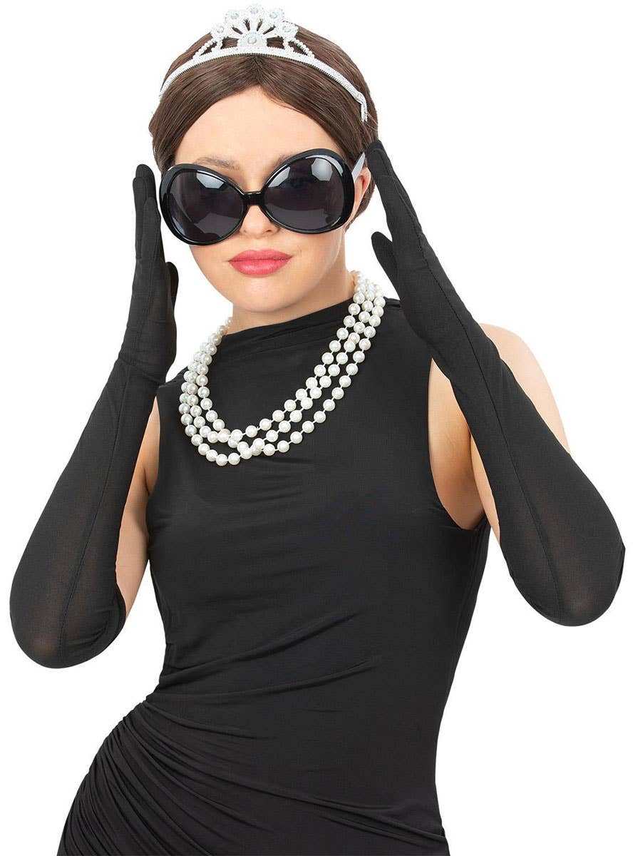 Image of Breakfast At Tiffanys Costume Accessory Set - Alternate Image