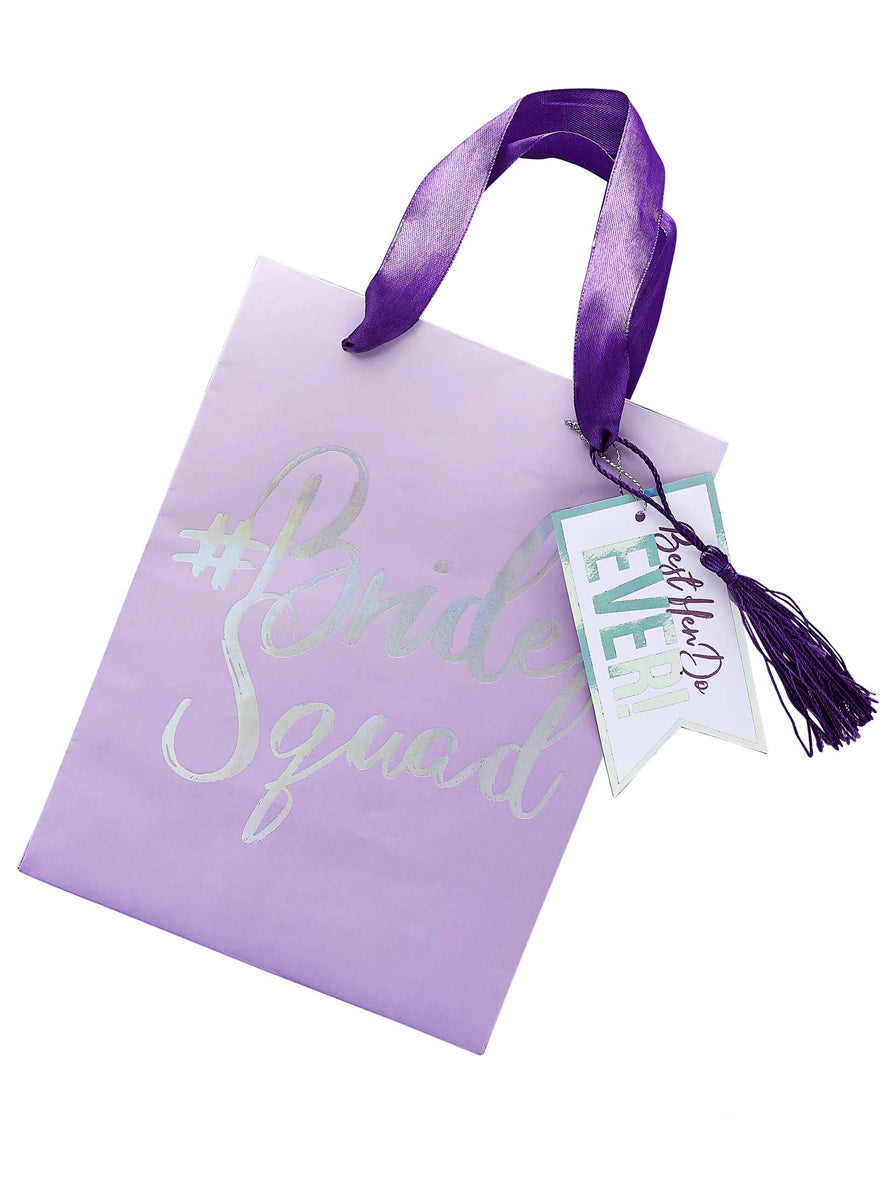 Bride Squad 5 Pack Hens Night Party Favour Bags — Main Image