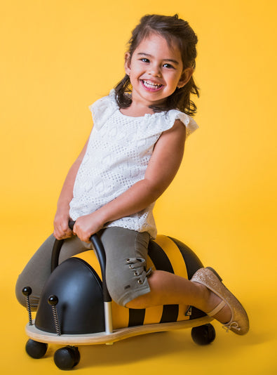 Bumble Bee Large Wheely Bug Ride On For Children - Lifestyle Image 3