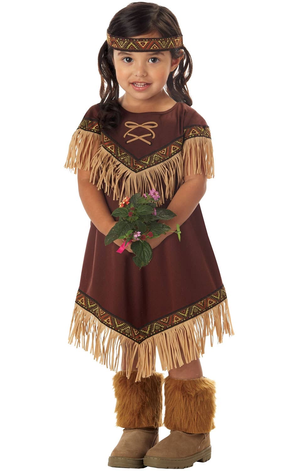 Lil Indian Native American Girls Costume Image 1