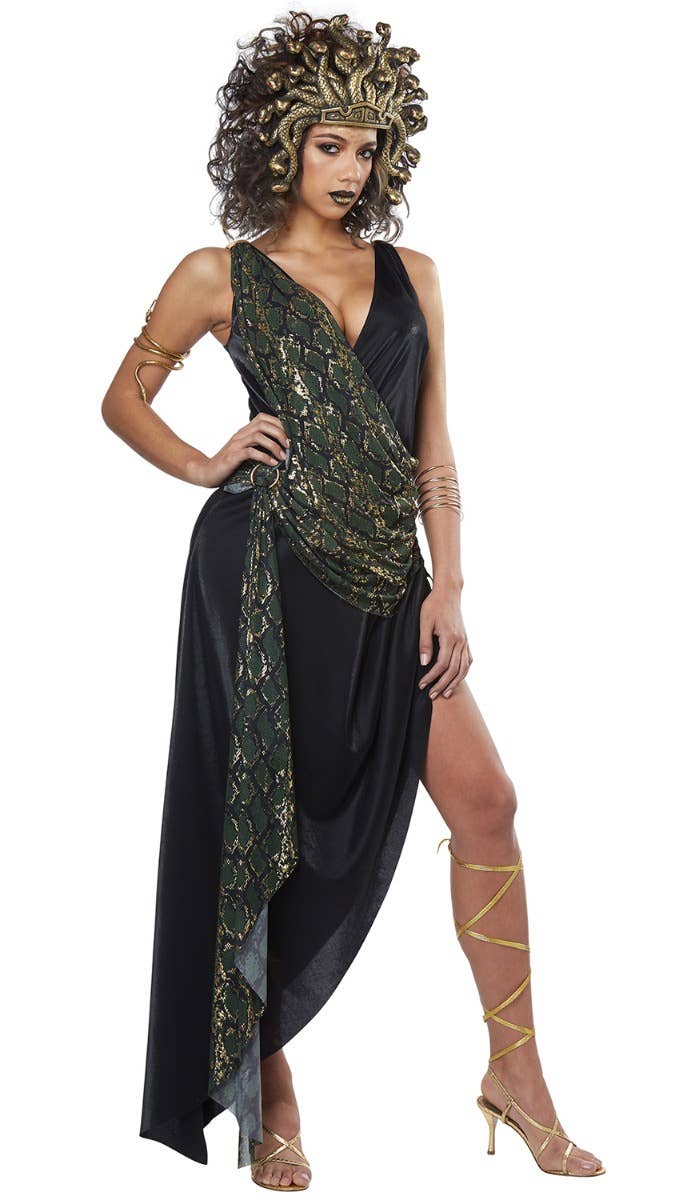 Women's Sexy Mythical Medusa Fancy Dress Costume Alternate Image 1