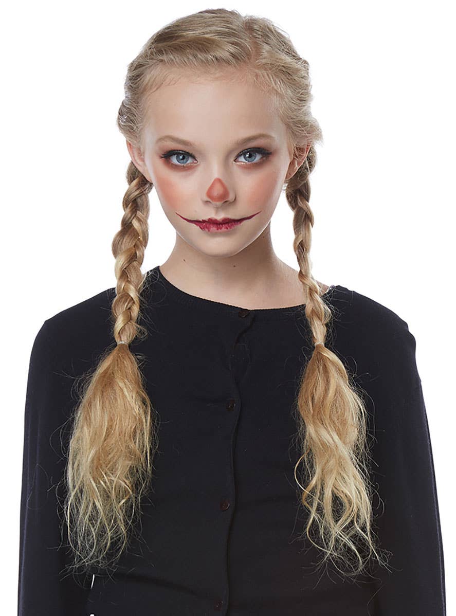 California Costumes Women's Creepy Scarecrow Halloween Costumem Make-Up Image 3