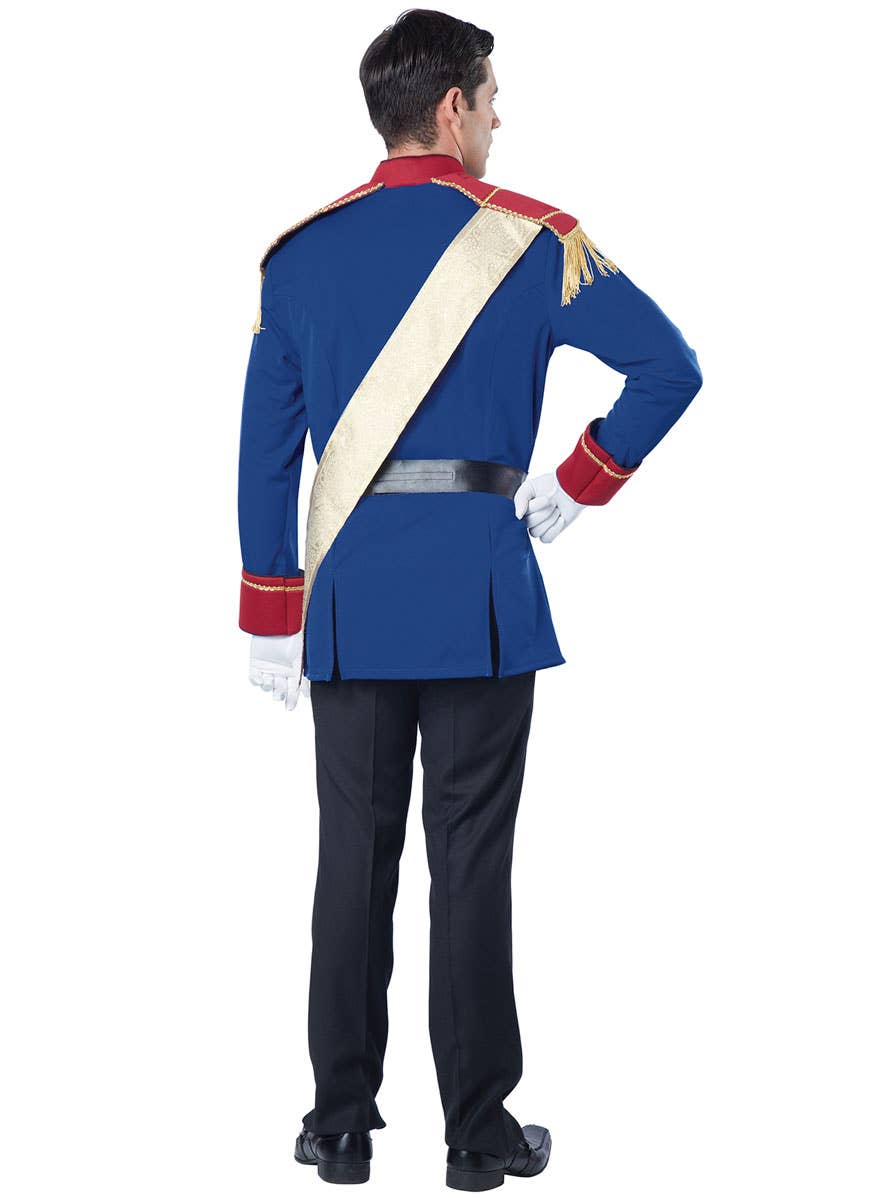 Men's Fairytale Prince Charming Costume Back Image