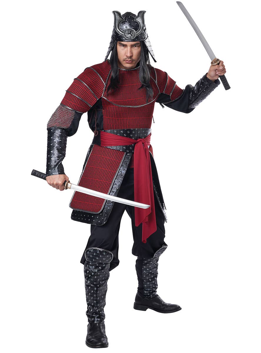 Deluxe Samurai Warrior Men's Costume - Front Image