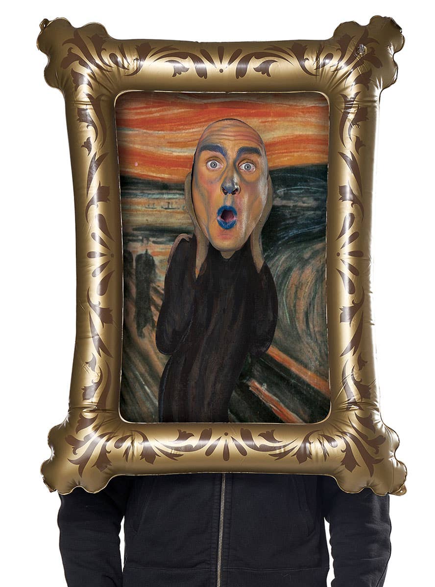 The Screamer Wearable Painting Halloween Costume Accessory Close Up Image