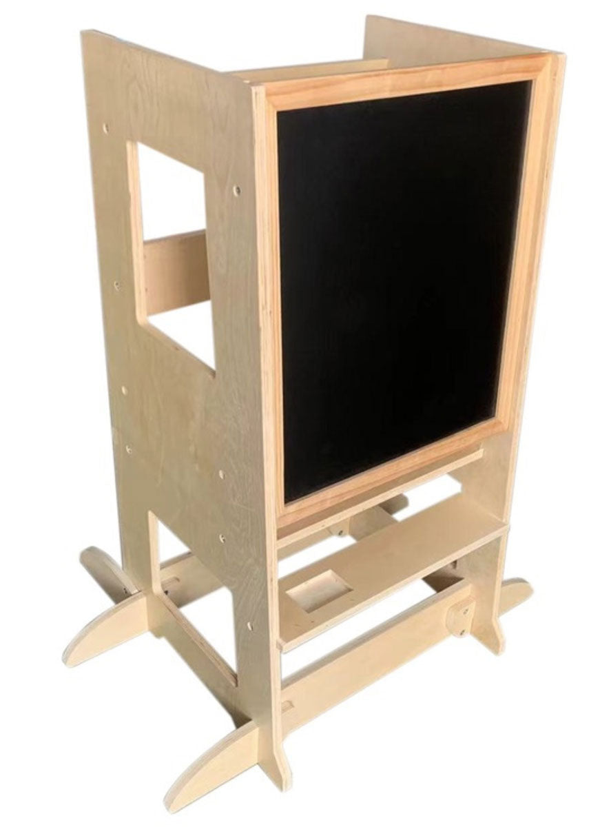 90cm High Wooden Learning Tower for Kids - Alternate Image 1
