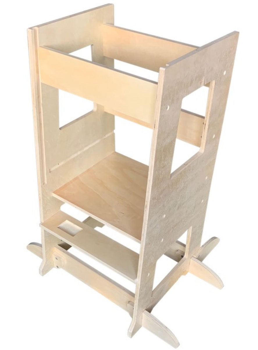 90cm High Wooden Learning Tower for Kids - Main Image