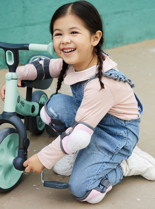 Childrens Green 2 In 1 Velo Trike - Lifestyle Image 2