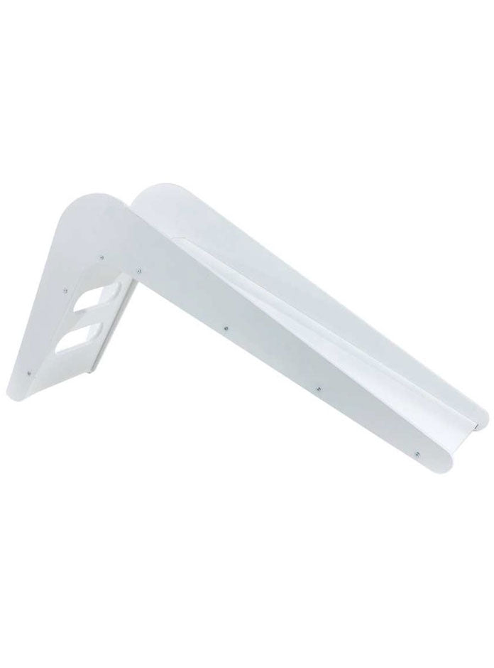 Childrens White Wooden Slide - Side Image