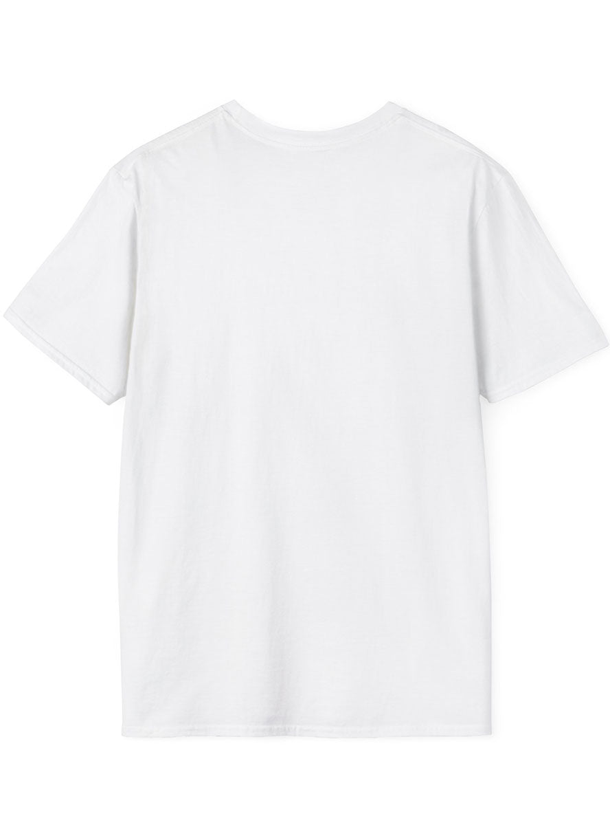 Mens Choose Life Wham 80s Costume Shirt - Back Image