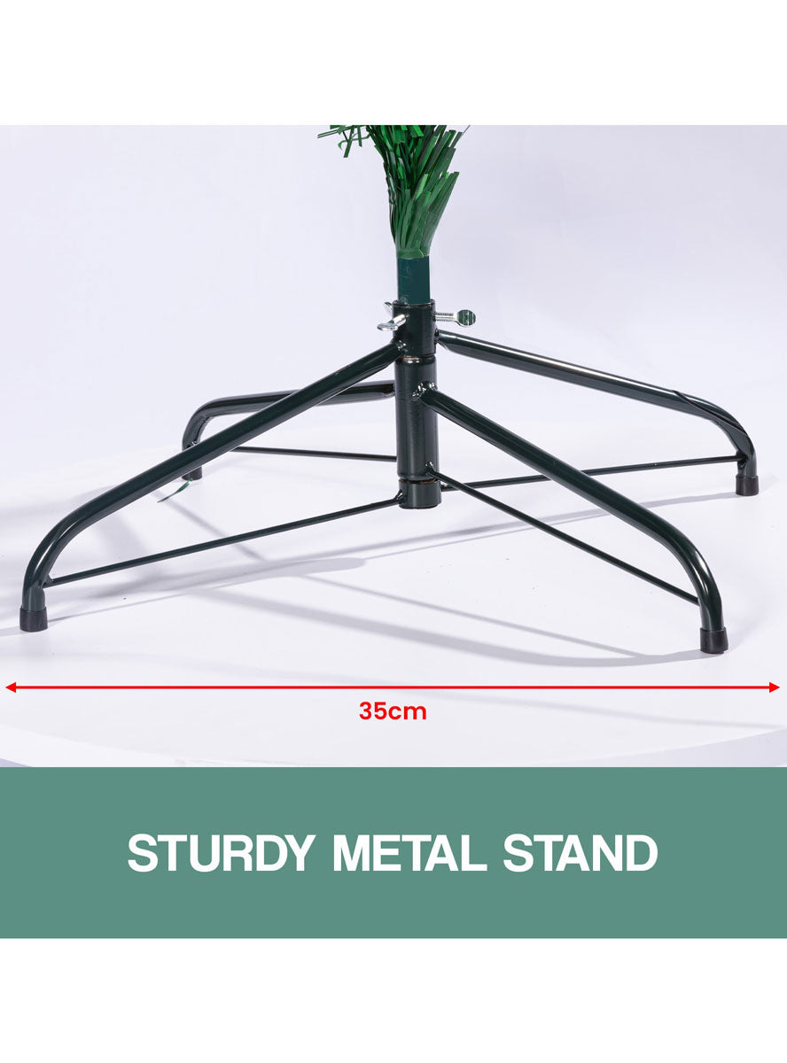 Christabelle Prelit Rainbow Lights Christmas Tree With Stars 150cm Stand Image