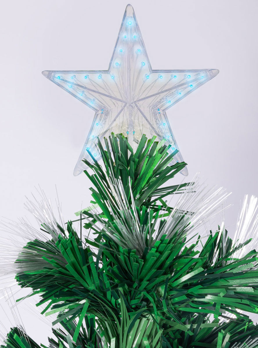 Christabelle Rainbow Prelit Christmas Tree With Stars 180cm Close Image