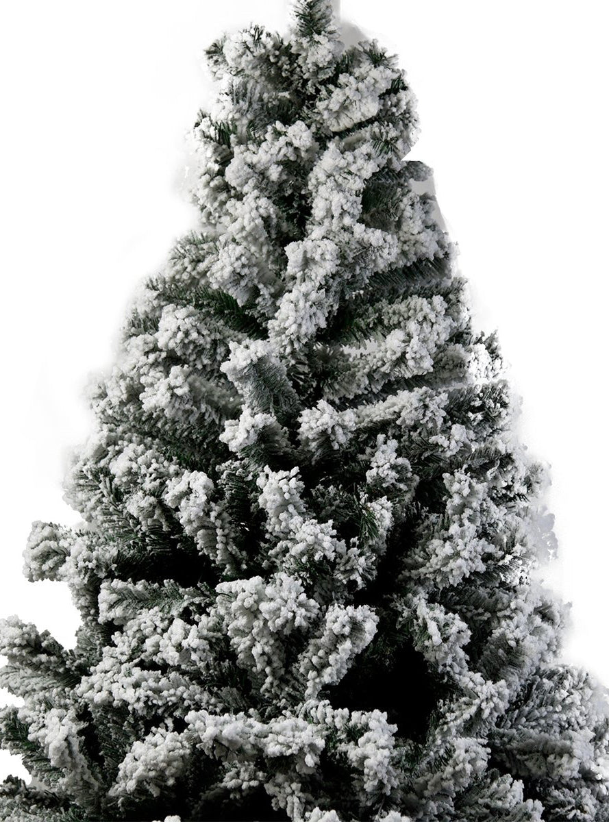 Christabelle 240cm Snow Tipped Christmas Tree - Close Image