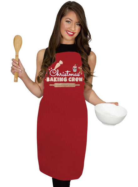 Image of Christmas Baking Crew Novelty Apron