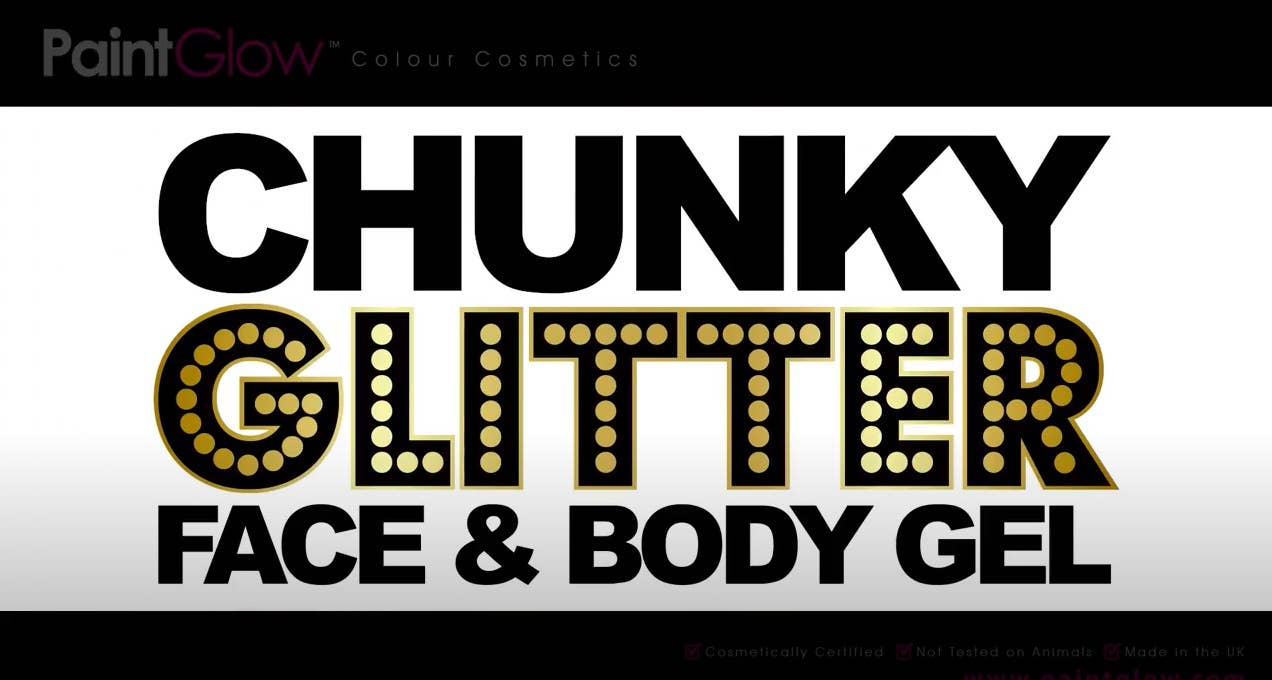 Unicorn Tears PaintGlow 3 Pack of Chunky Glitter Gel Makeup Product Video