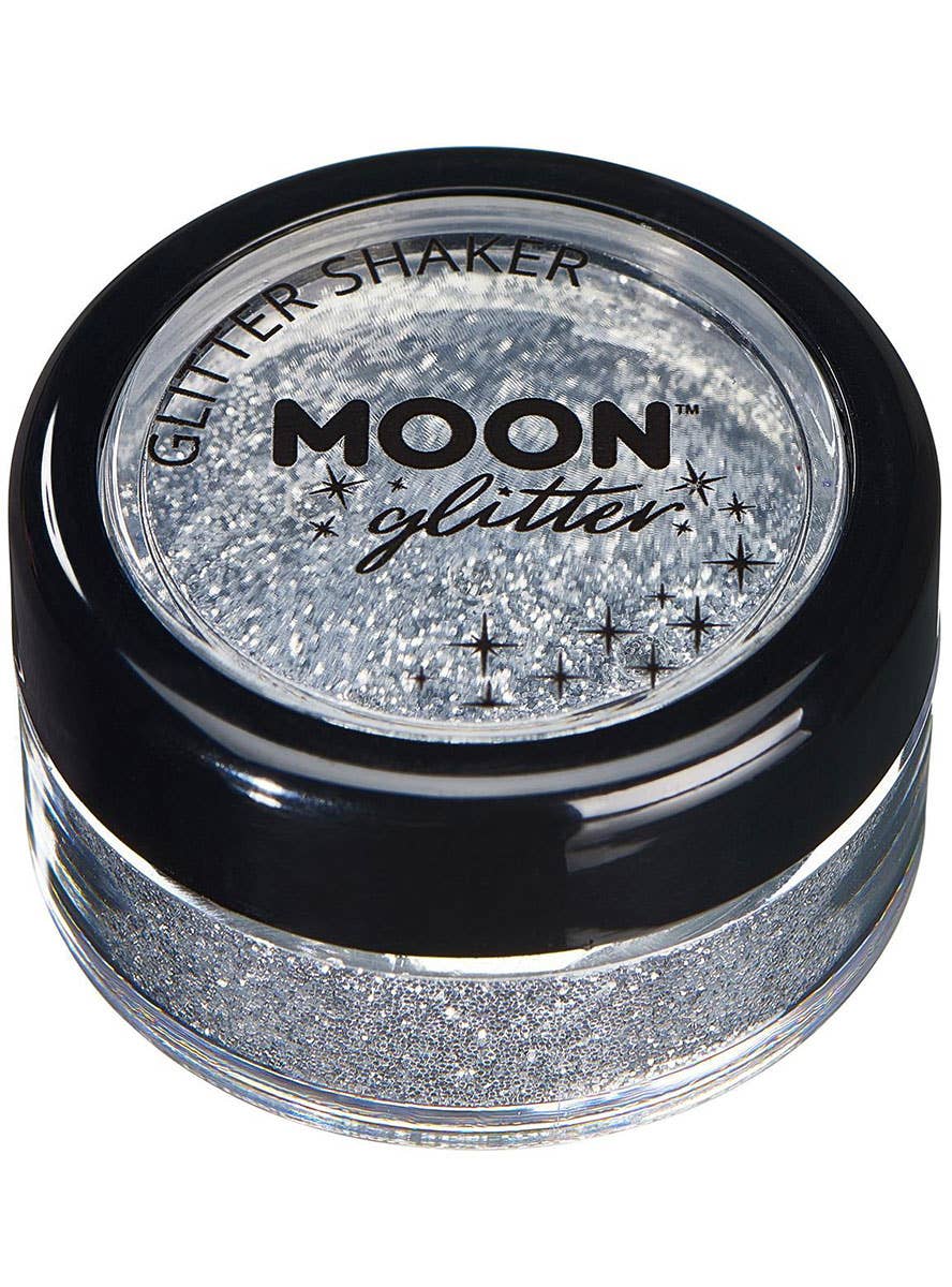 Image of Moon Glitter Silver Loose Glitter Shaker
