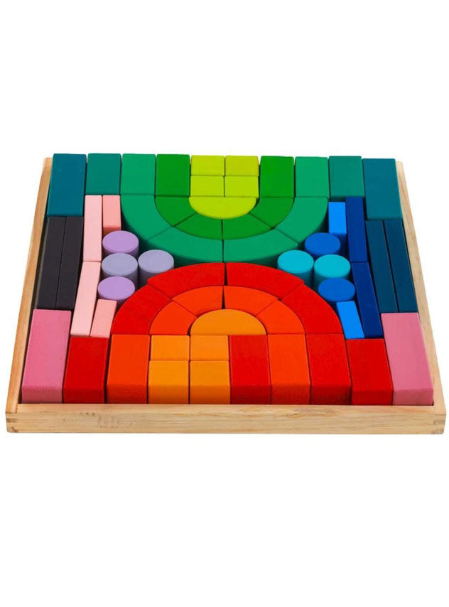 Kids Colourful Building Blocks Set - Main Image