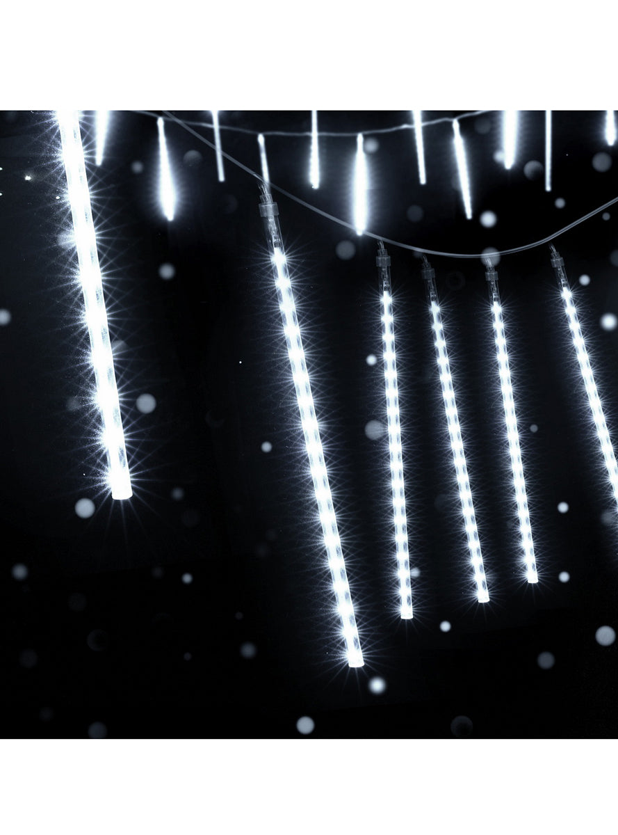 Cool White 7 Metre Falling Meteor Icicle Christmas Lights - Alternate Image