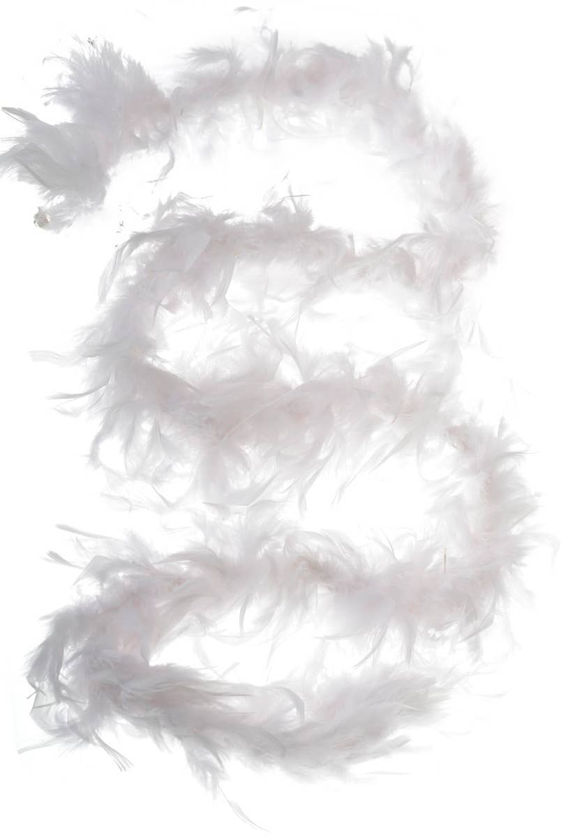 Image of Burlesque White Feather Boa Costumes Accessory