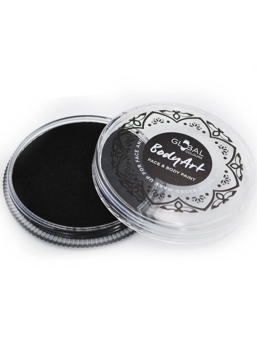 Black Water Based Face and Body Cake Makeup - Alternate Image