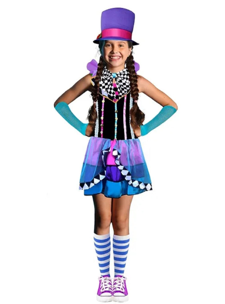 Crazy Hatter Girls Character Costume - Main Image