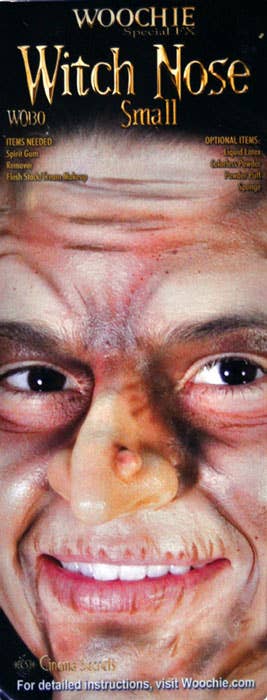 Small Witch Nose Special FX Prosthetic Makeup Appliance