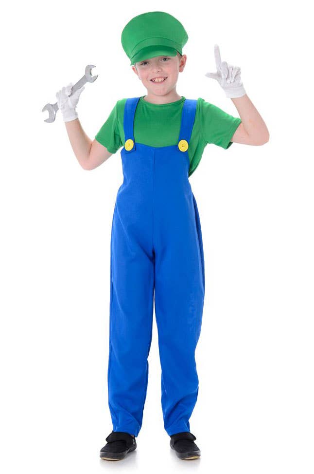 Green Plumber Boy Book Week Costume Alternate Image 2