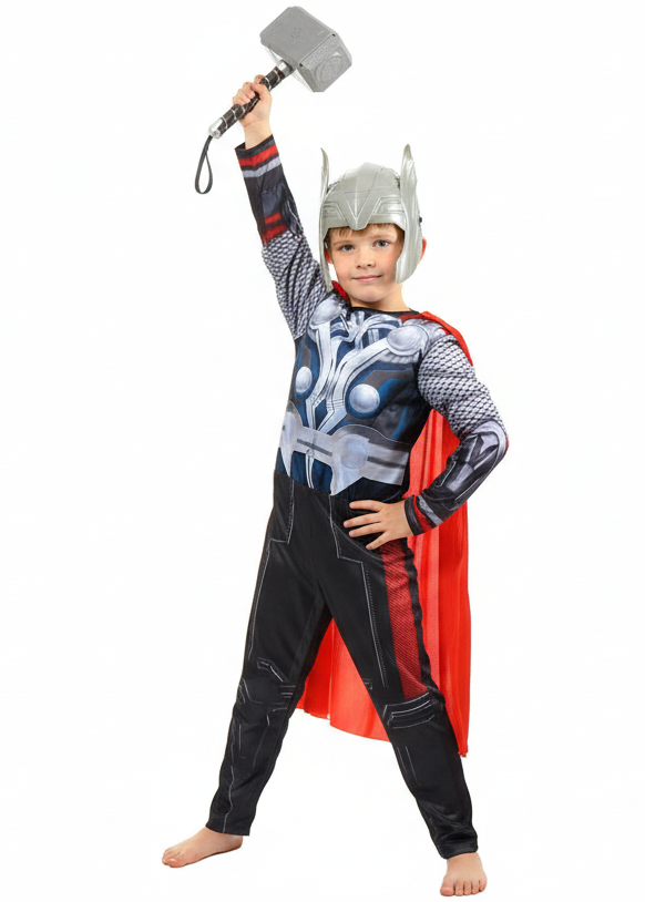 Deluxe Boys God of Thunder Superhero Costume - Main Image