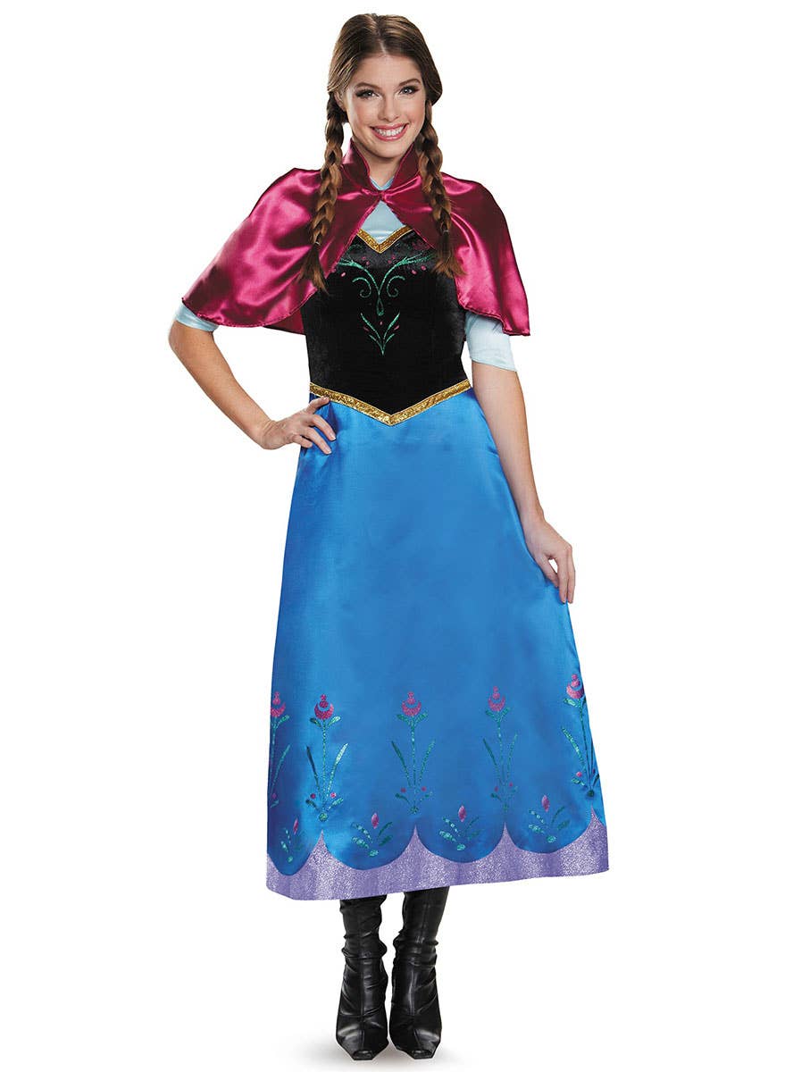 Image of Travelling Anna Women's Licensed Frozen Costume