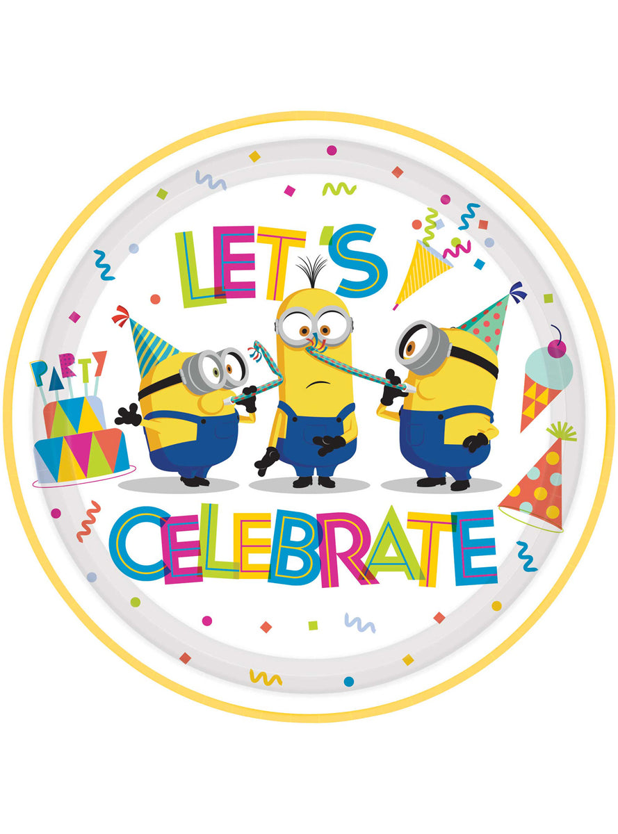 Minion Party 17cm Paper Plates - Main Image