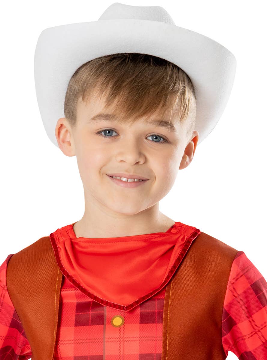 Image of Licensed Disney Dino Ranch Boys Jon Character Costume - Close Image 1