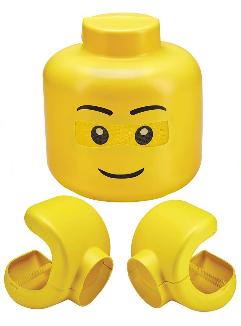 Classic Lego Mask and Hands Set - Alternate Image