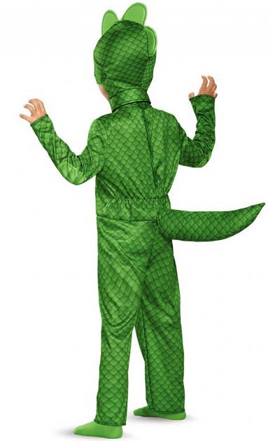 Gekko PJ Masks Boy's Fancy Dress Costume Back Image