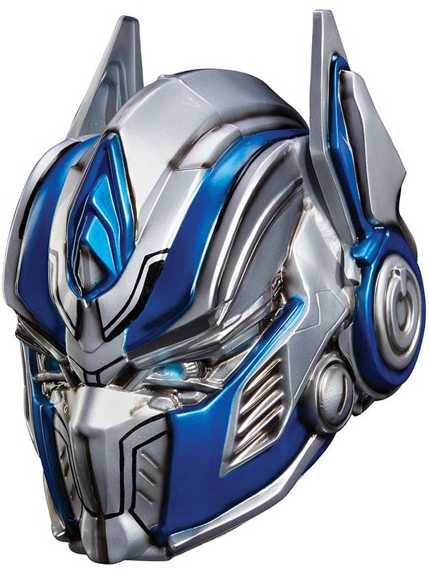 Men's Deluxe Optimus Prime Costume - Side Helmet Image